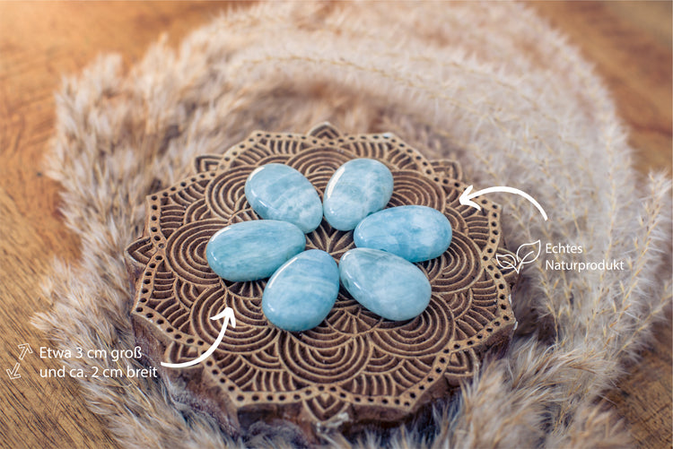 Aquamarine drop pendant