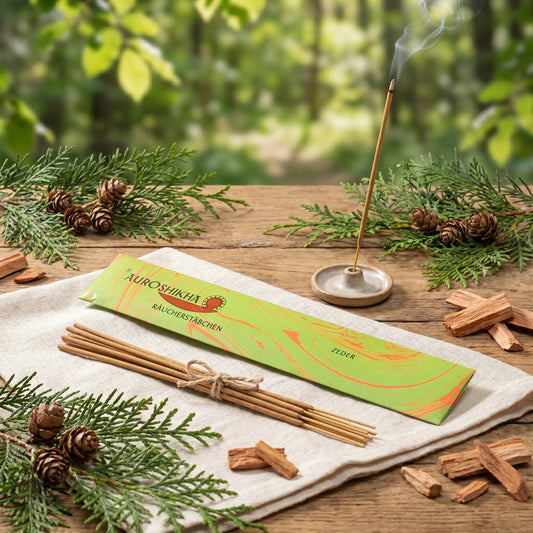 Auroshikha Räucherstäbchen – Zeder — Lifestyle