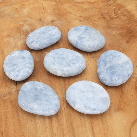 Calcit, blau Scheibenstein