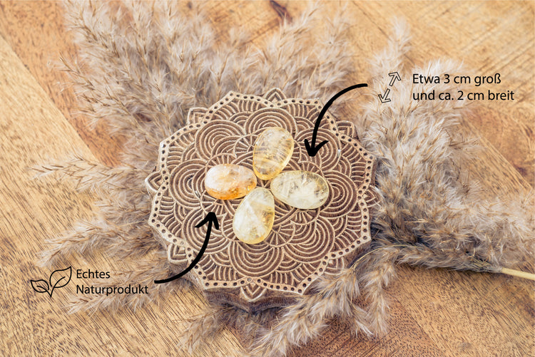 Citrine drop pendant