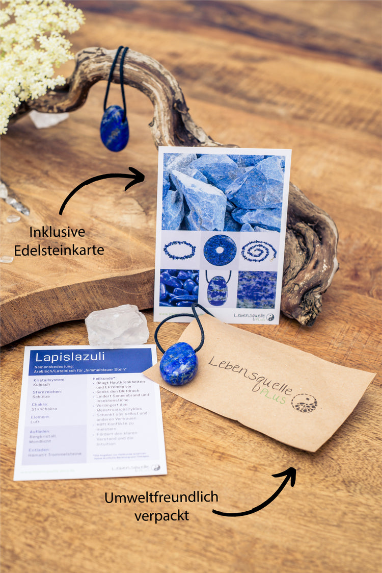 Lapislazuli Tropfenanhänger