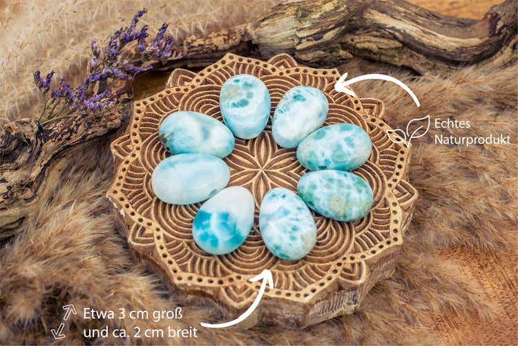 Larimar Tropfenanhänger