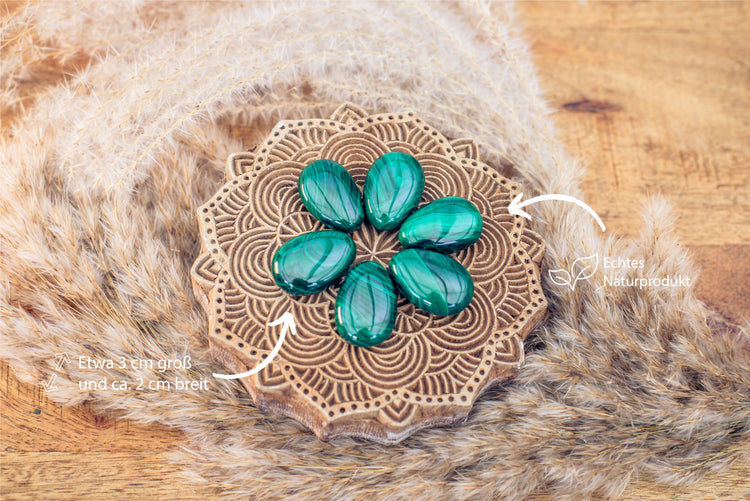 Malachite drop pendant