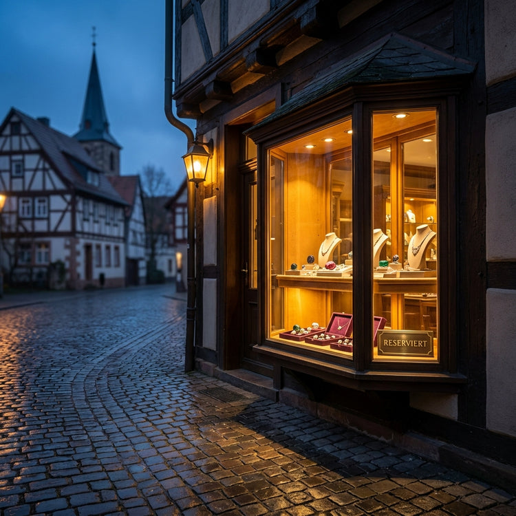 Privat Shopping - Ladenlokal Waldbröl bei Dämmerung