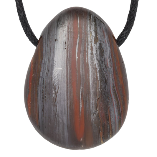 Tiger iron drop pendant