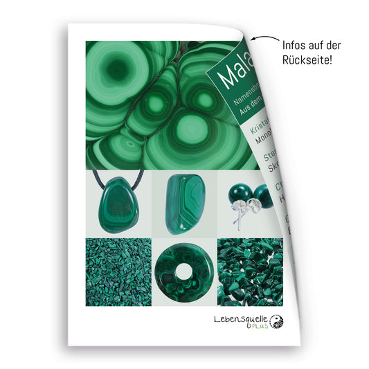 Malachite Donut | 30 mm Pendant + Cotton Cord