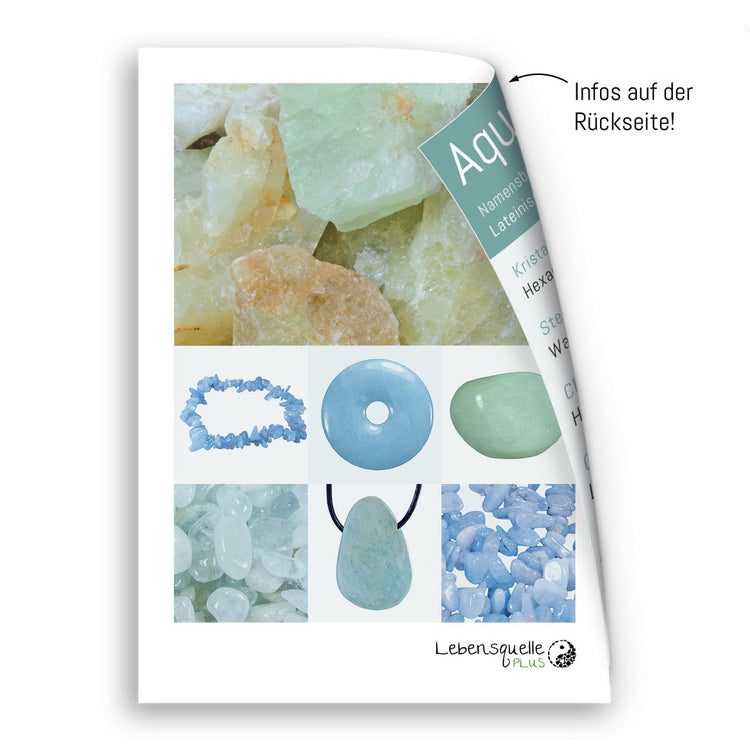 Aquamarine water stones