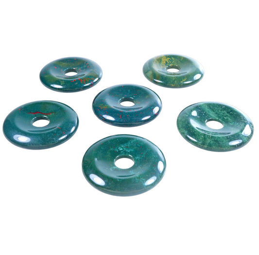 Heliotrope Donut | 40 mm pendant + cotton cord