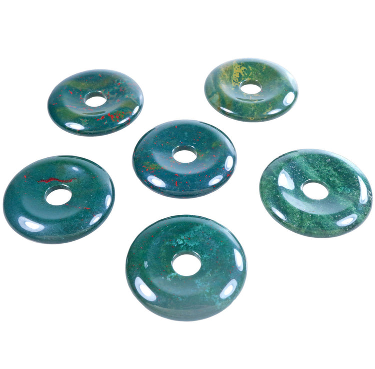 Heliotrope Donut | 40 mm pendant + cotton cord