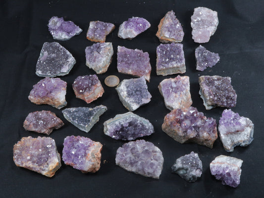 Amethyst Crystals | 100% Natural Druzy Pieces | 1 KG | Remaining Stock