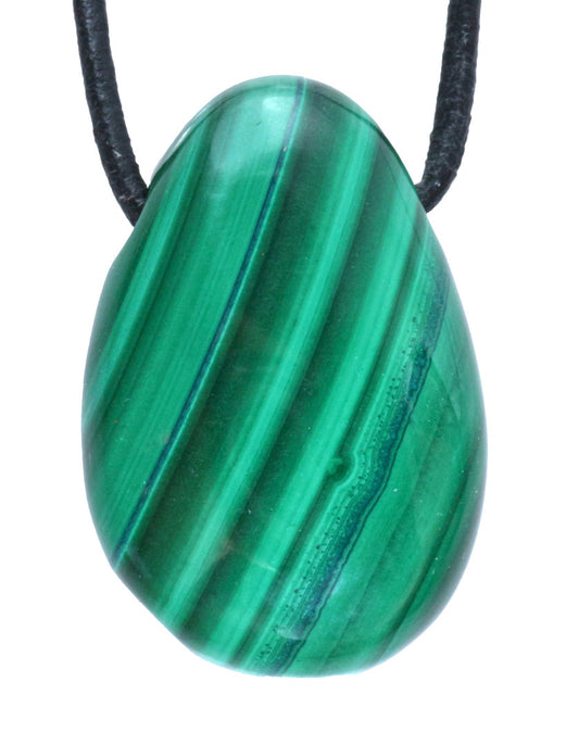 Malachite drop pendant