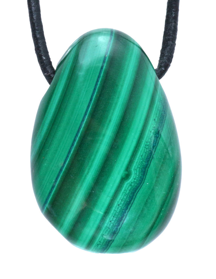 Malachite drop pendant