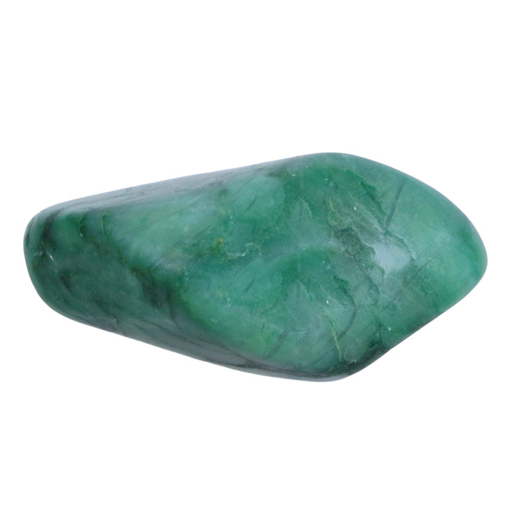 Prasem (afrikanische Jade) Trommelstein