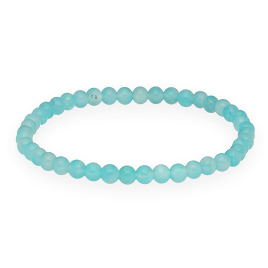 Amazonit Mini-Kugelarmband | 4 mm