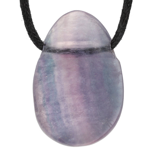 Fluorit Tropfenanhänger | B-Qualität