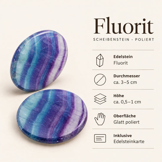 Steckbrief Fluorit Scheibenstein