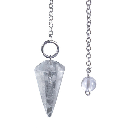 3er Set Pendel, facettiert | Amethyst + Bergkristall + Rosenquarz