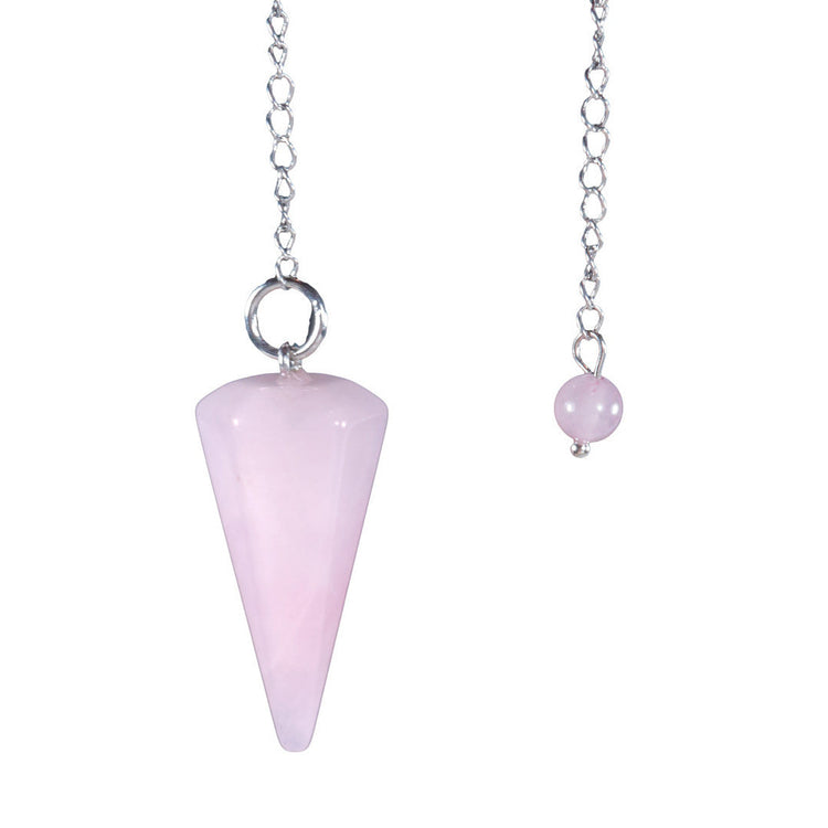3er Set Pendel, facettiert | Amethyst + Bergkristall + Rosenquarz