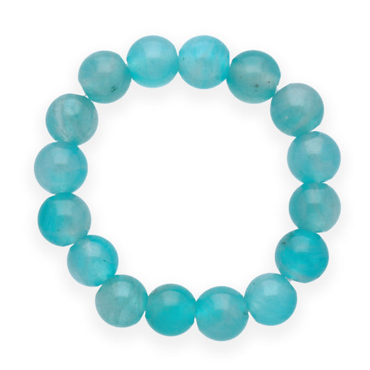 Amazonite | elastic ball ring