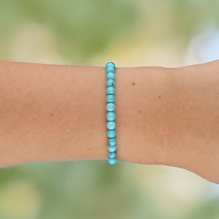 Amazonite mini bead bracelet | 4 mm