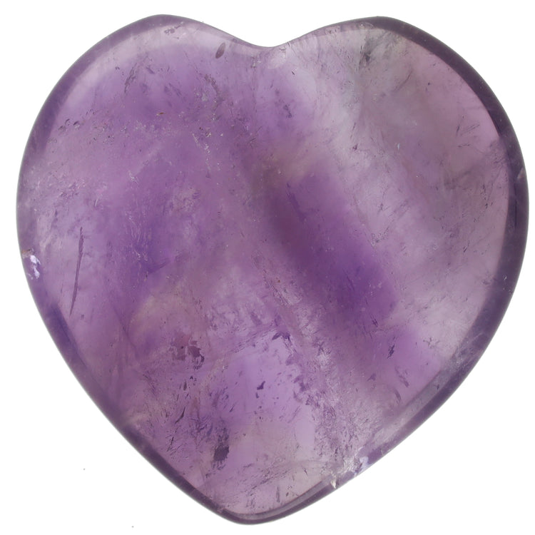 Amethyst Heart | Palm Stone 2x2 cm 