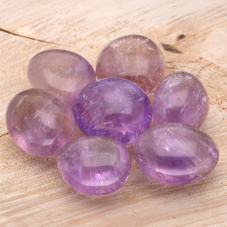 Ametrine tumbled stone