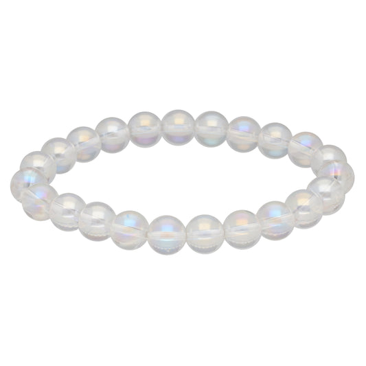 Angel Aura Rock Crystal Ball Bracelet | 8mm
