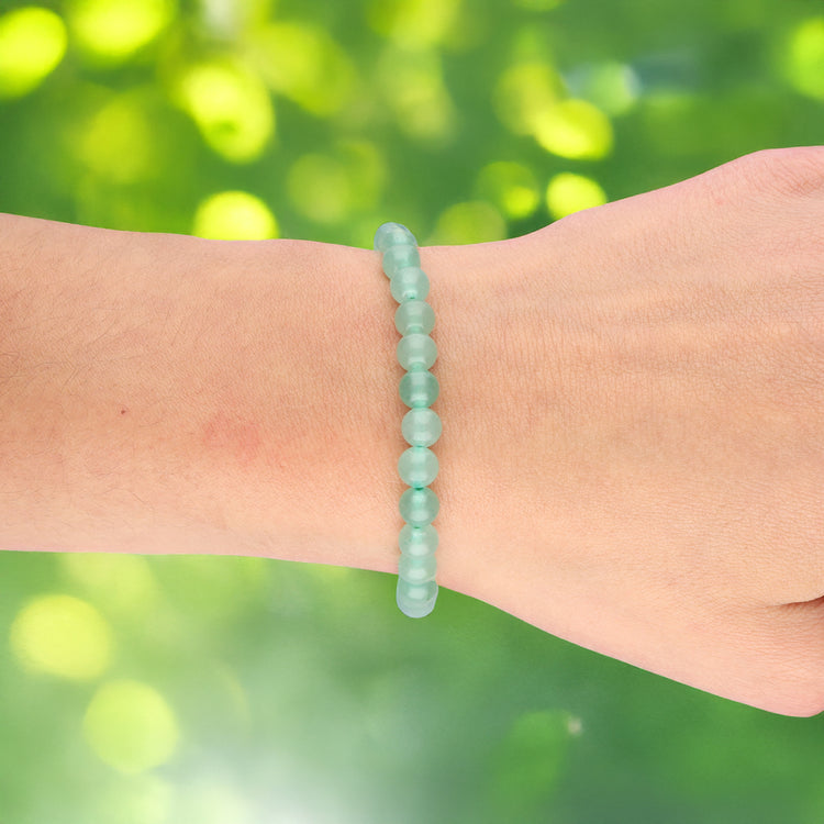 Aventurine, green bead bracelet | 6 mm