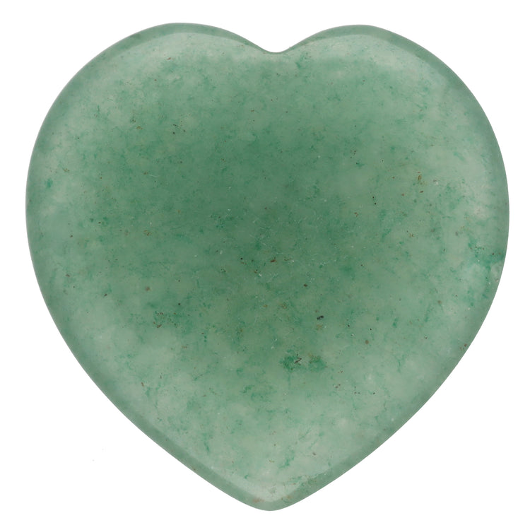 Aventurine, green heart | Palm stone 2x2 cm 