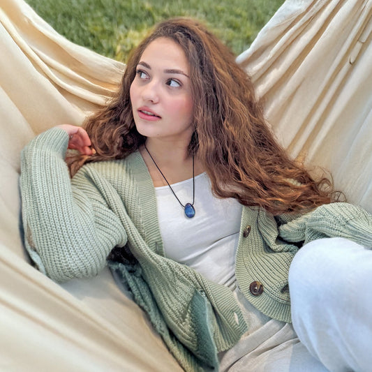 Fluorit, bunt Tropfenanhänger