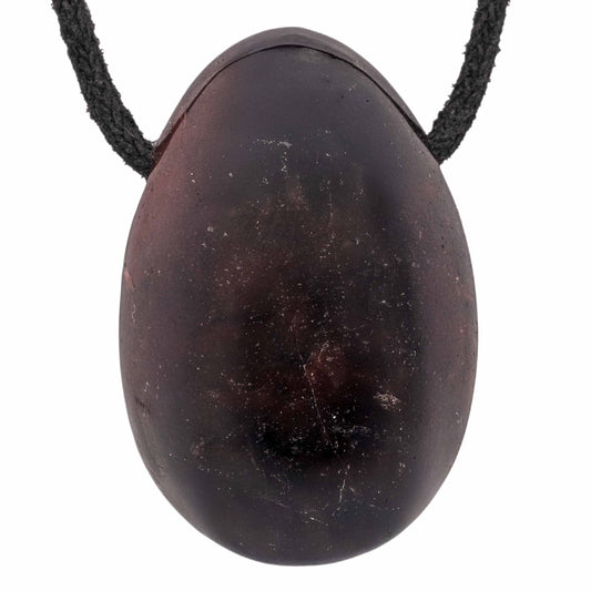 Garnet drop pendant