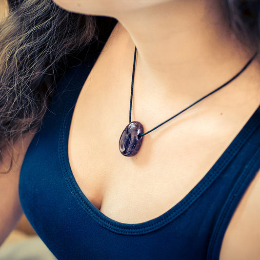 Granat Tropfenanhänger