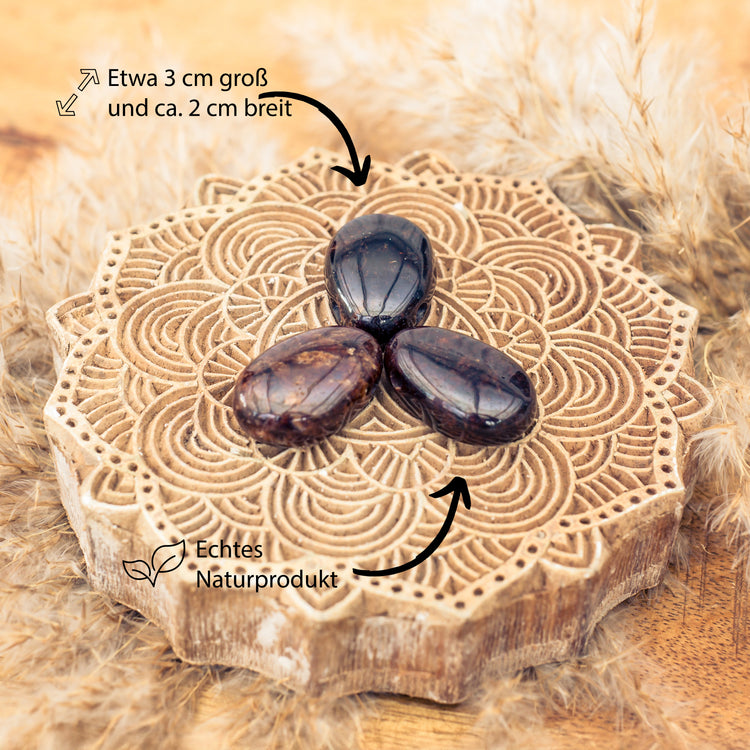 Granat Tropfenanhänger