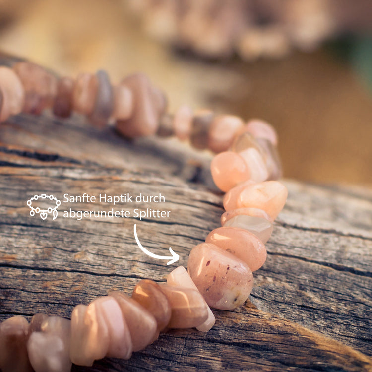 Mondstein Splitterarmband