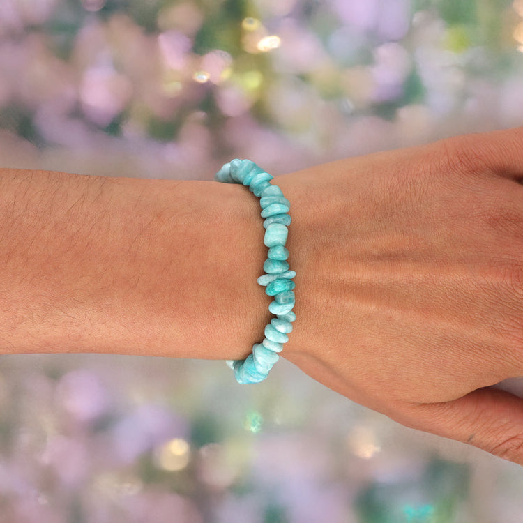 Amazonite Chip Bracelet