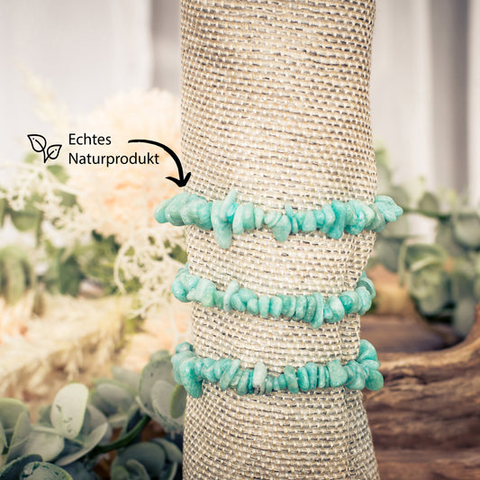 Amazonite Chip Bracelet
