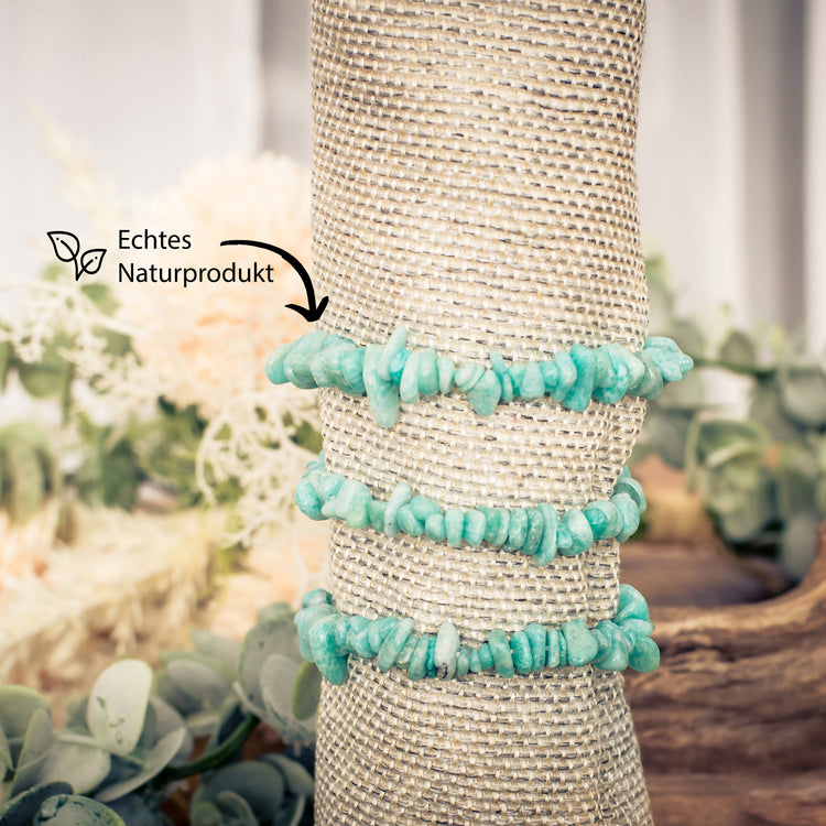 Amazonite Chip Bracelet