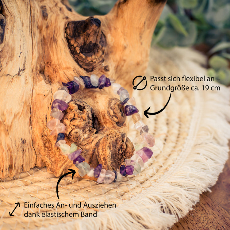 Fluorit Splitterarmband