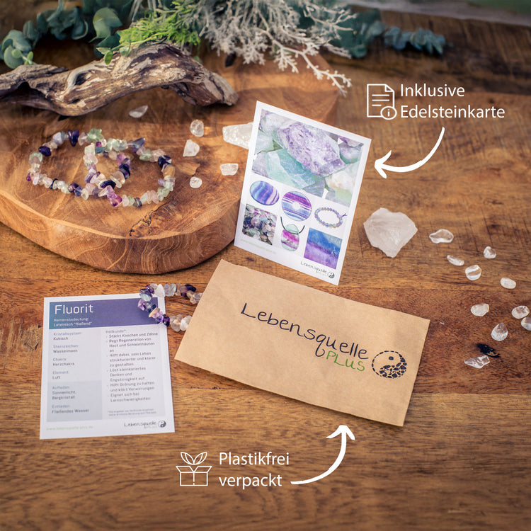 Fluorit Splitterarmband