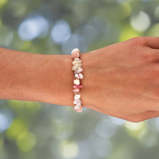 Andean opal chip bracelet