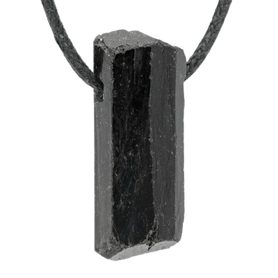 Turmalin, schwarz (Schörl) Rohsteinanhänger