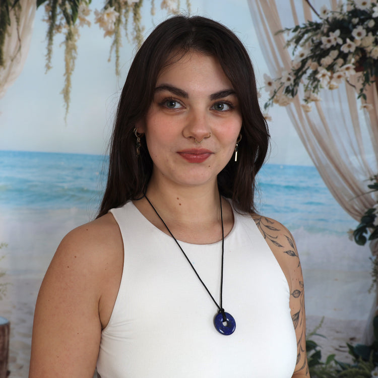 Lapis Lazuli Donut | 30 mm Pendant