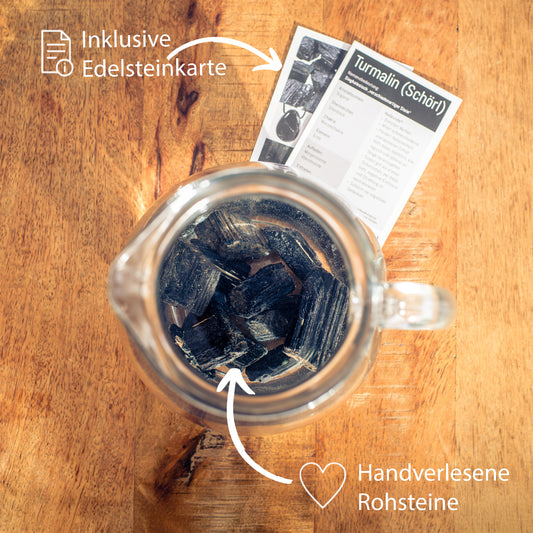 Tourmaline, black (Schorl) water stones