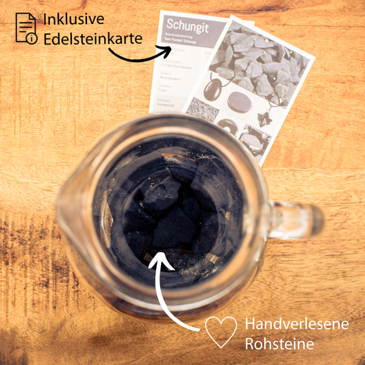 Shungite water stones