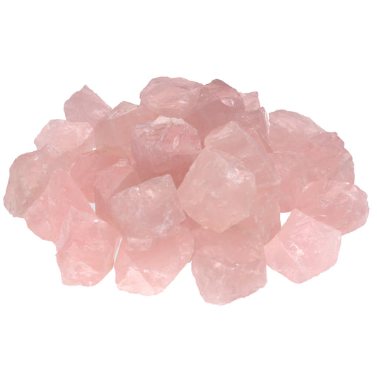 Rose quartz water stones