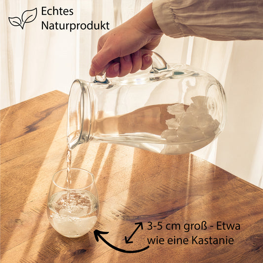 Rock crystal water stones