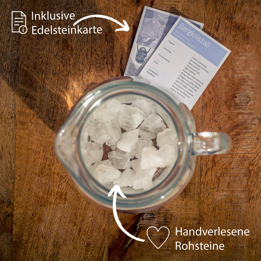 Rock crystal water stones