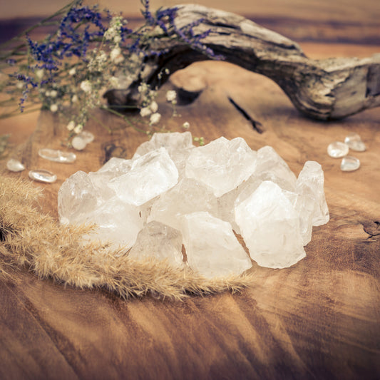 Rock crystal water stones