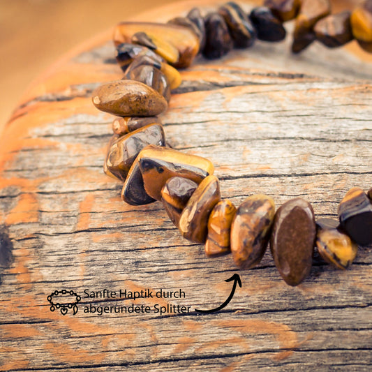 Tiger eye chip bracelet