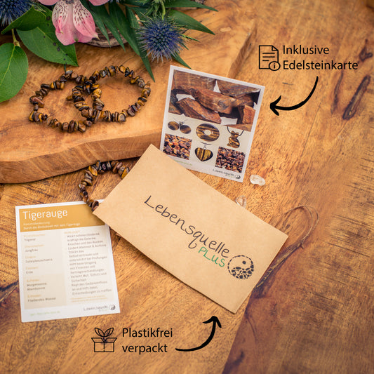 Tiger eye chip bracelet